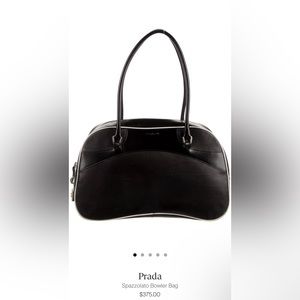 Prada Spazzolato Bowler Bag